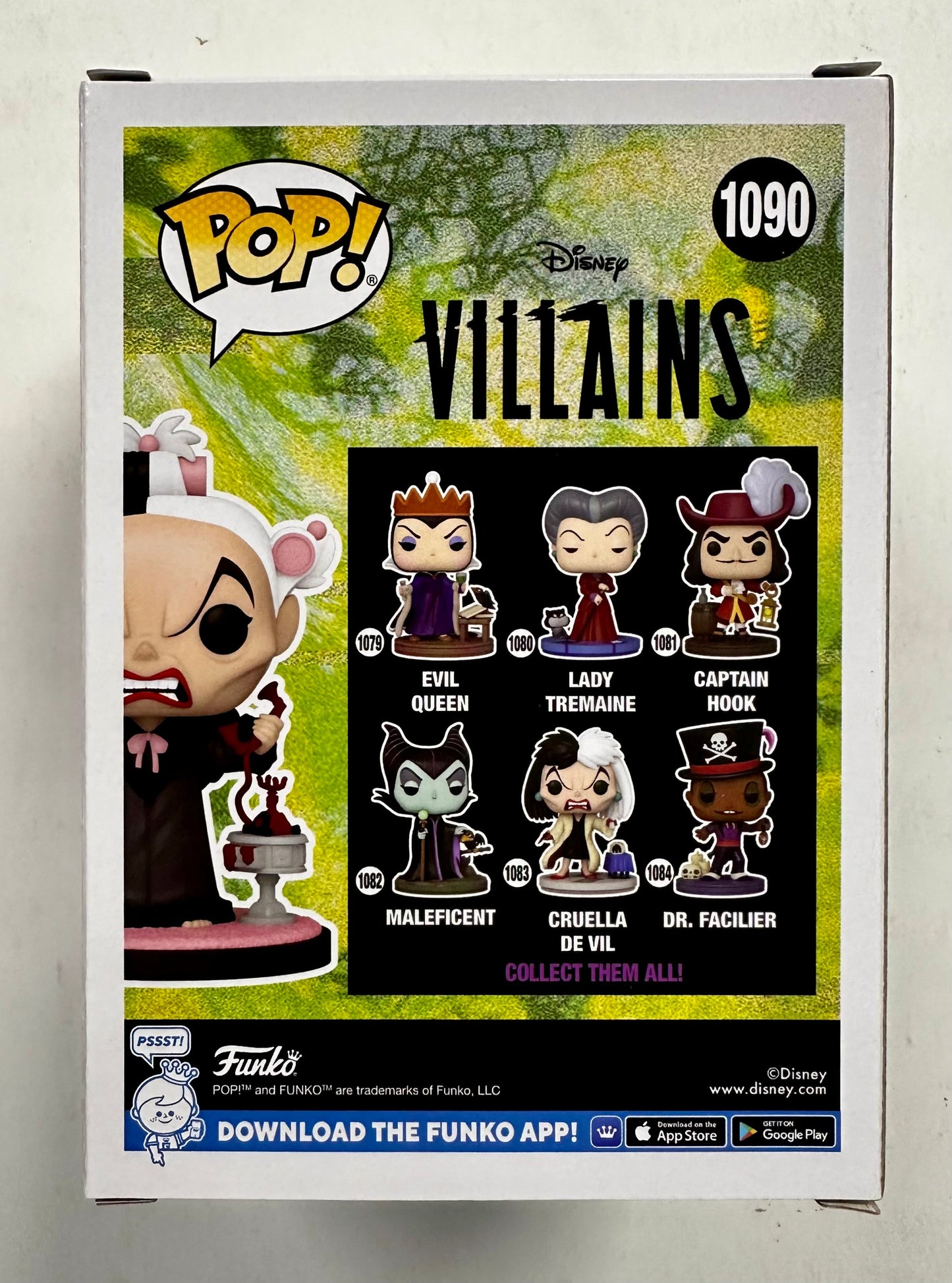 Disney Funko Pop! - Cruella De Vil #1090 Villains 101 Dalmatians 2023 Exclusive