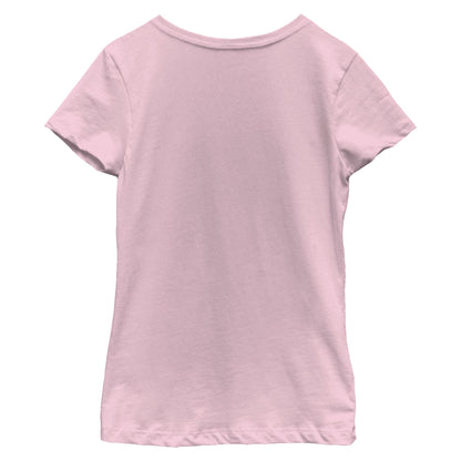 Marvel Girls Classic Be Amazing Short Sleeve Tee Light Pink Size XS