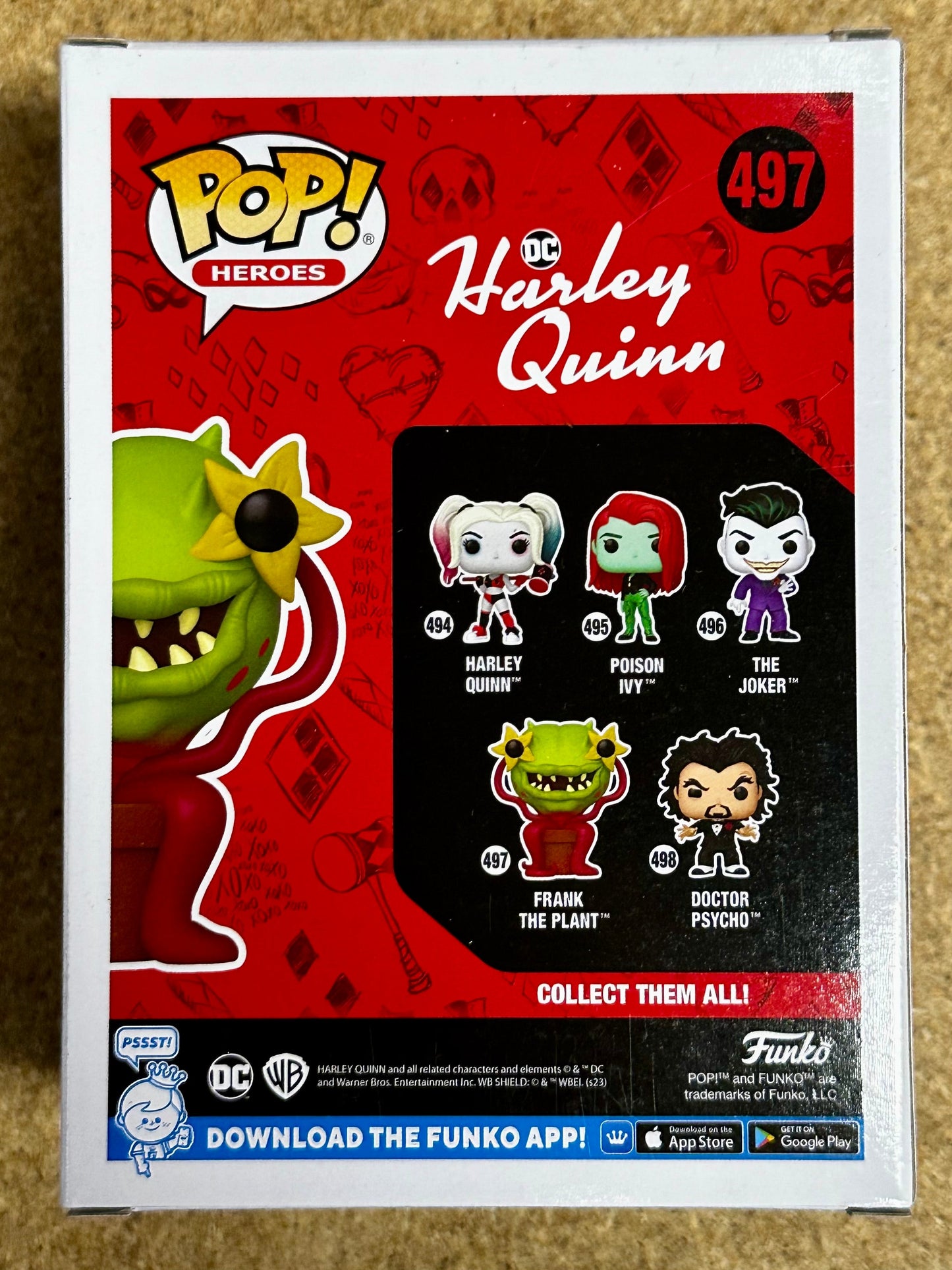 DC Funko Pop! - Frank The Plant #497 Harley Quinn The Animated Series 2023