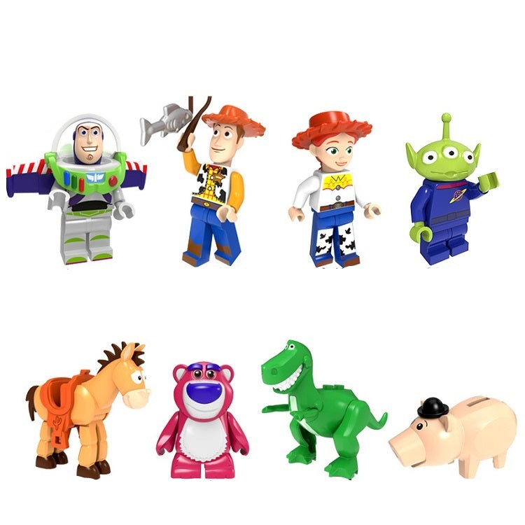 Disney Lego Custom Minifigure Set - Toy Story Minifigure Set of 8