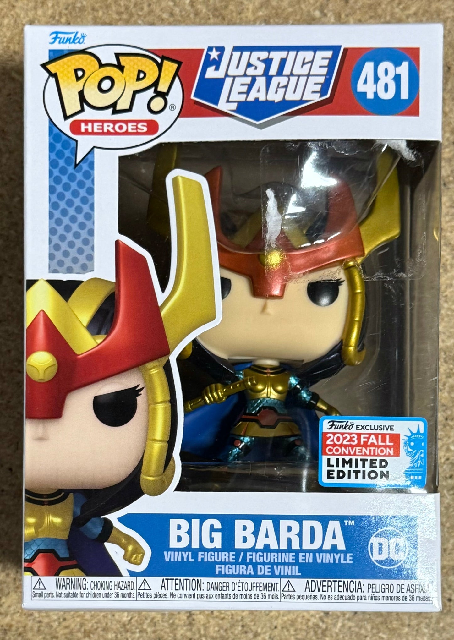 DC Funko Pop! - Big Barda #481 NYCC 2023 Fall Con Vaulted Exclusive