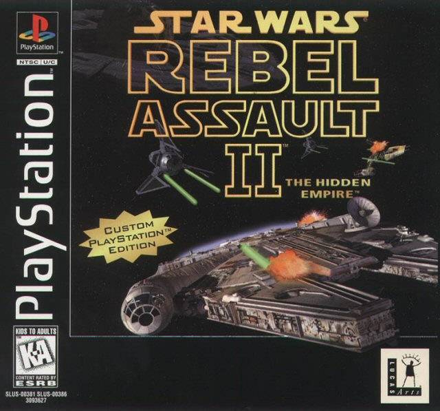 Star Wars Video Game - Rebel Assault II The Hidden Empire (Playstation)
