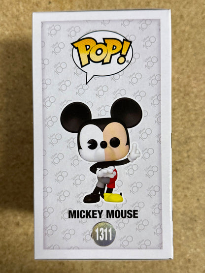 Disney Funko Pop! - Mickey Mouse Half Color Half B&W #1311 Hot Topic 2022 Exclusive
