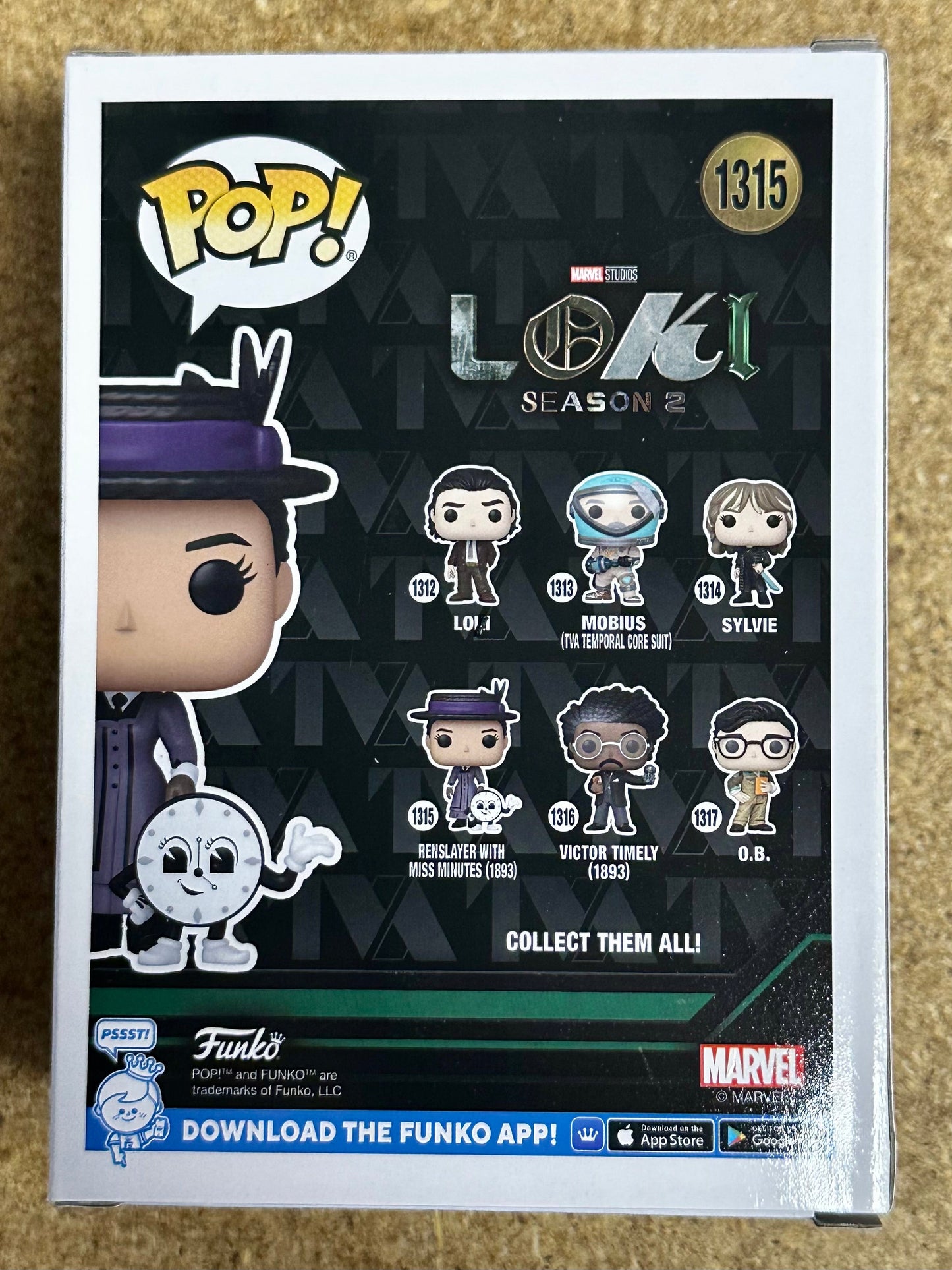Marvel Funko Pop! - Renslayer With Miss Minutes (1893) #1315 Loki 2023 Disney +