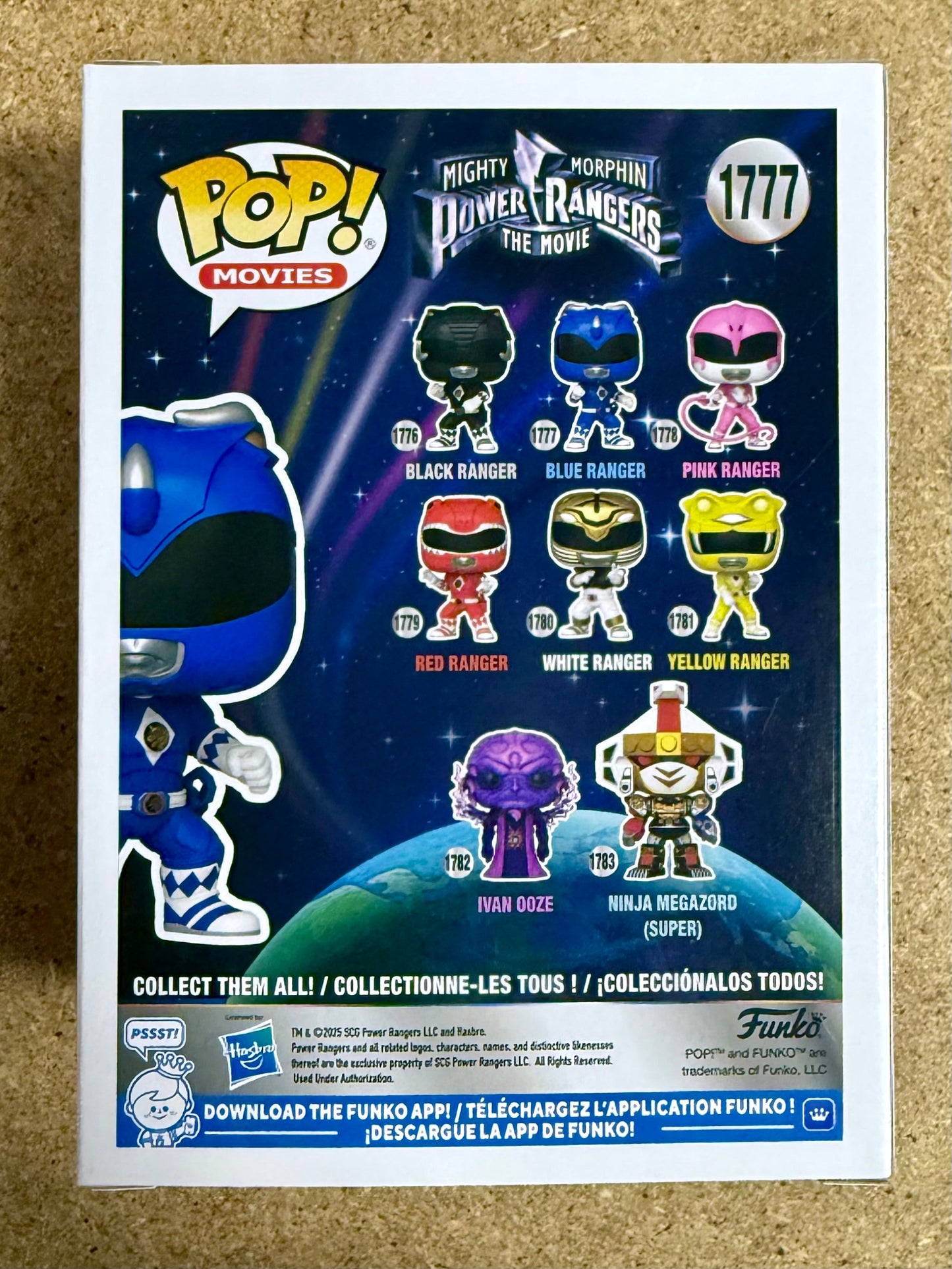 Movies Funko Pop! - Blue Power Ranger #1777 Mighty Morphin The Movie (1995) 2025