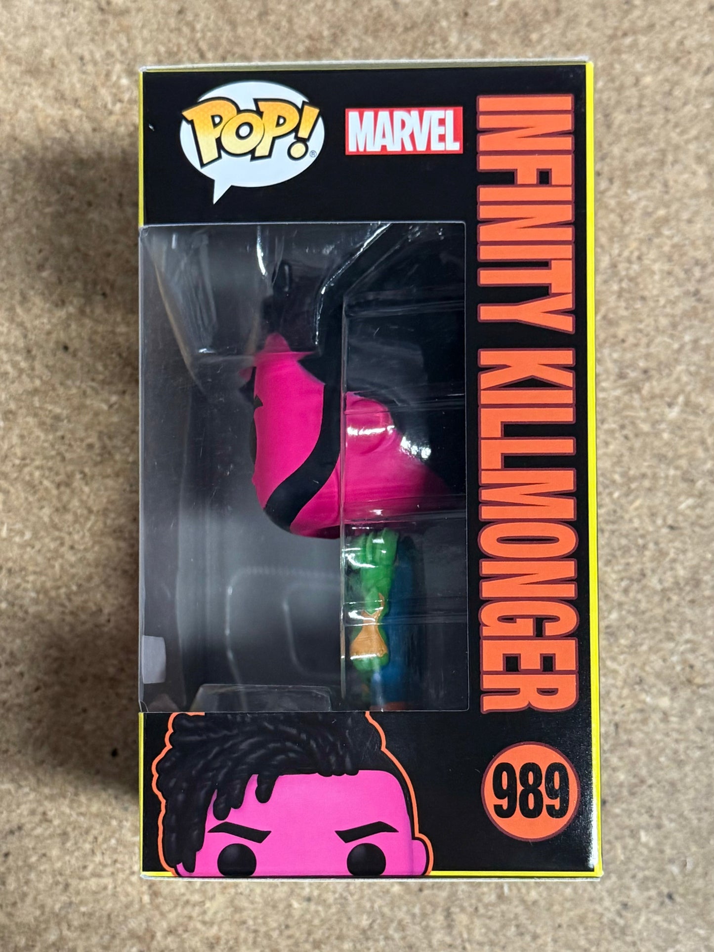 Marvel Funko Pop! - Infinity Killmonger #989 What If? 2022 Exclusive Black Light