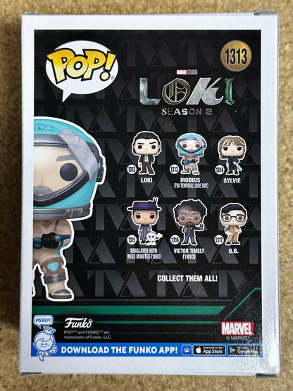 Marvel Funko Pop! - Mobius (TVA Temporal Core Suit) #1313 Disney + Loki S2 2023