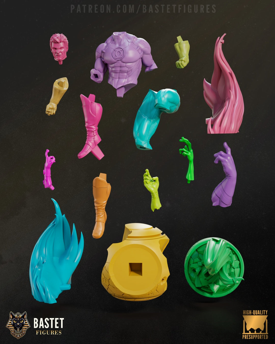 DC Comics Statue - Green Lantern (1:8 Scale & Bust)