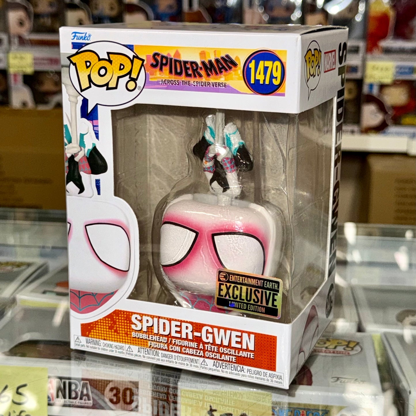 Marvel Funko Pop! - Spider-Gwen Hanging #1479 Across The Spider-Verse 2025 Exclusive