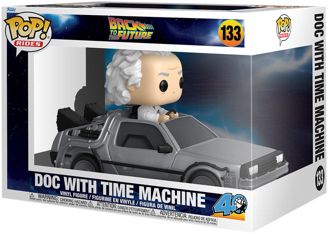 Funko POP! Rides - Back to the Future Doc with Time Machine