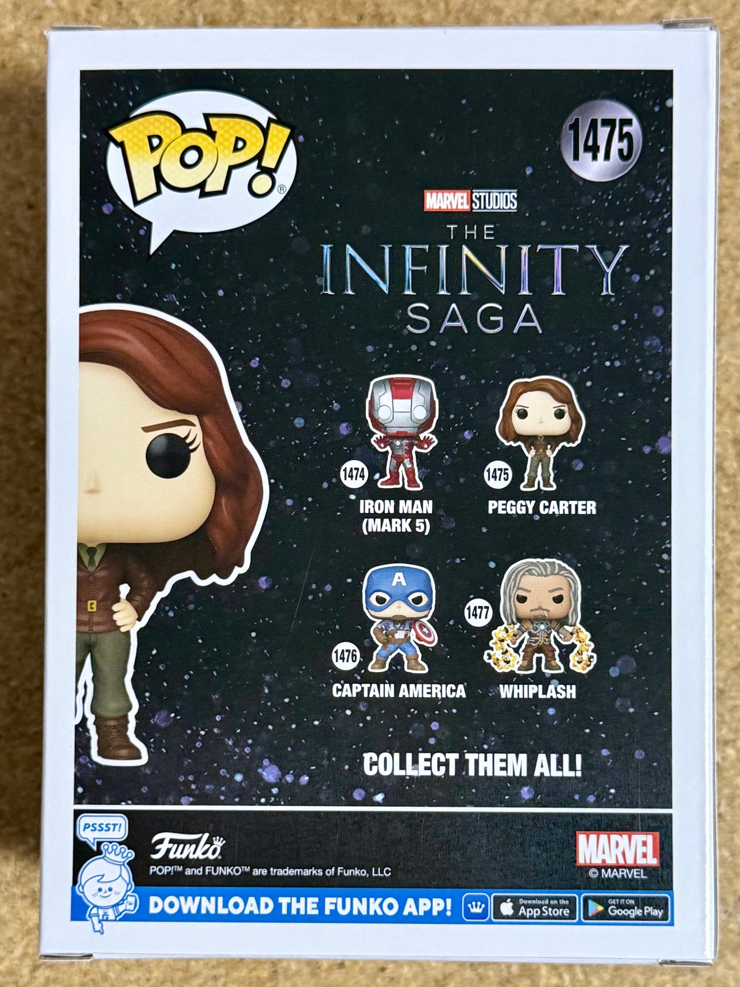Marvel Funko Pop! - Peggy Carter #1475 Marvel MCU Infinity Saga 2024