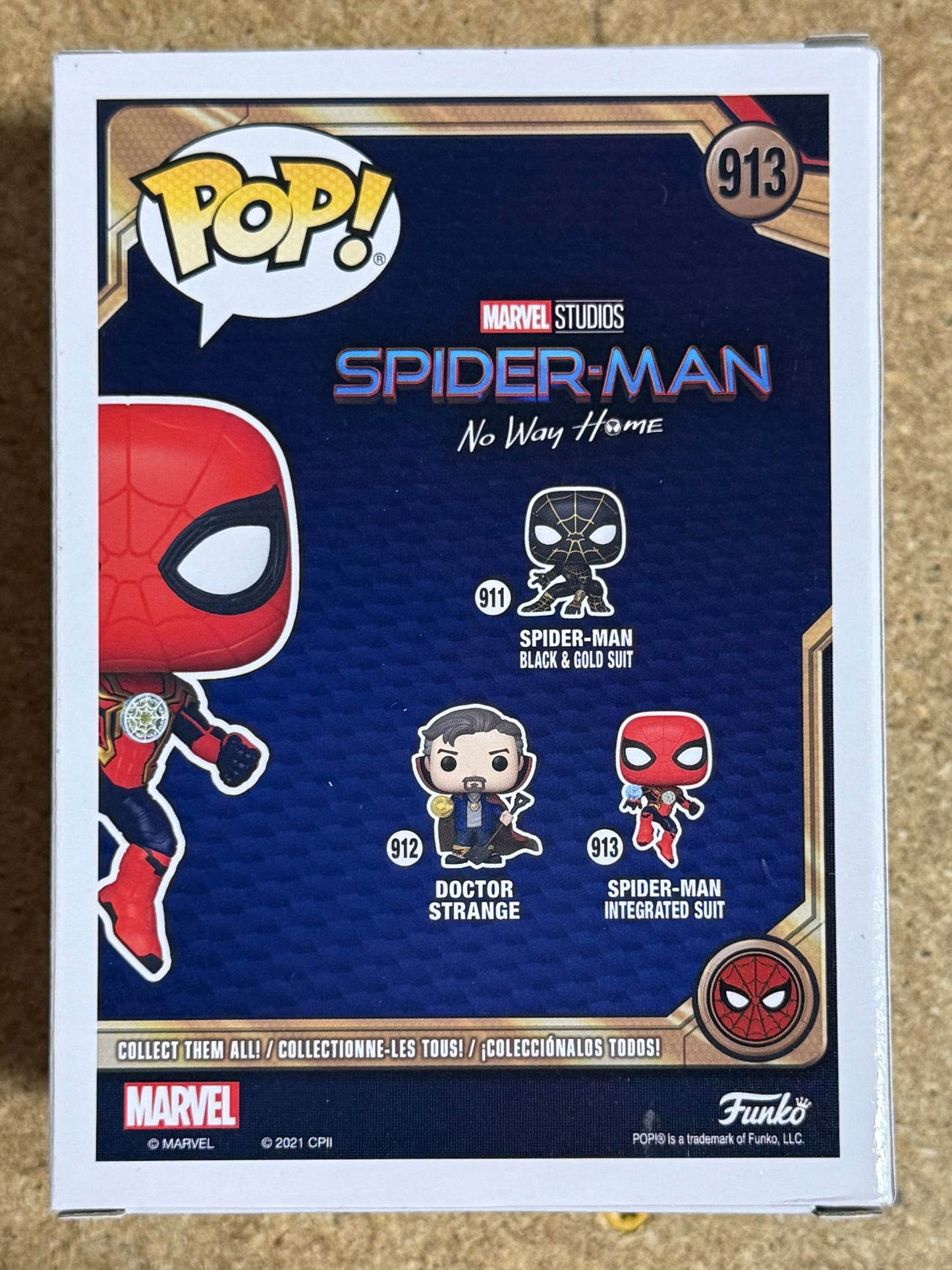 Marvel Funko Pop! - Spider-Man (Integrated Suit) #913 No Way Home 2021