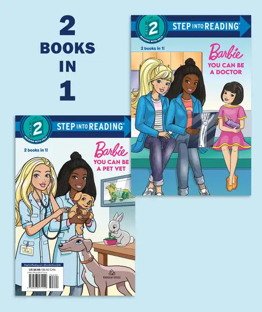 Barbie Paperback Book - You Can Be a Doctor/You Can Be a Pet Vet