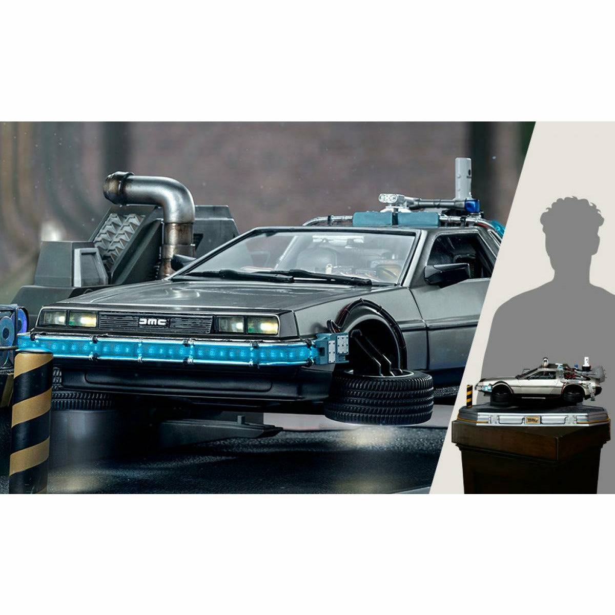 Back to the Future Statue - Iron Studios Back to the Future Part II DeLorean (Regular Version) 1:10 Scale