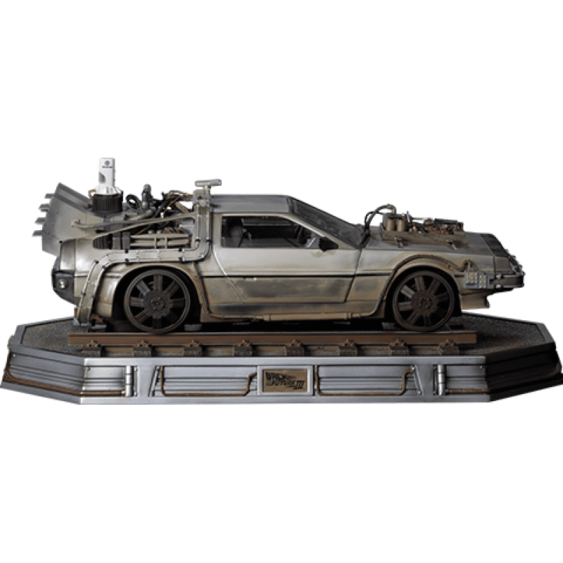 Back to the Future Statue - Iron Studios Back to the Future Part III DeLorean 1:10 Scale