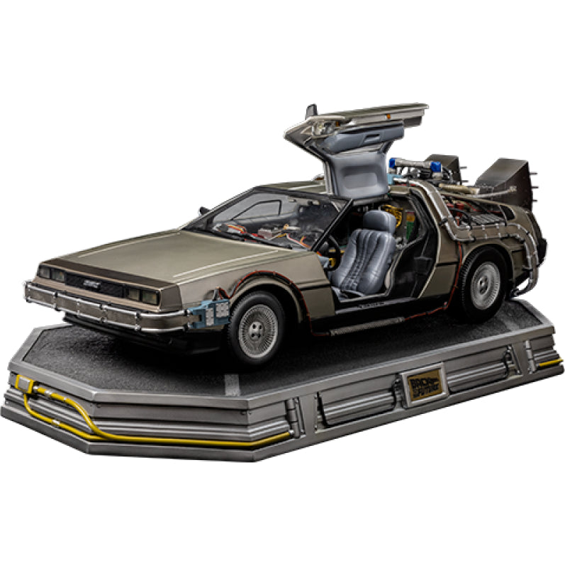 Back to the Future Statue - Iron Studios Back to the Future DeLorean 1:10 Scale