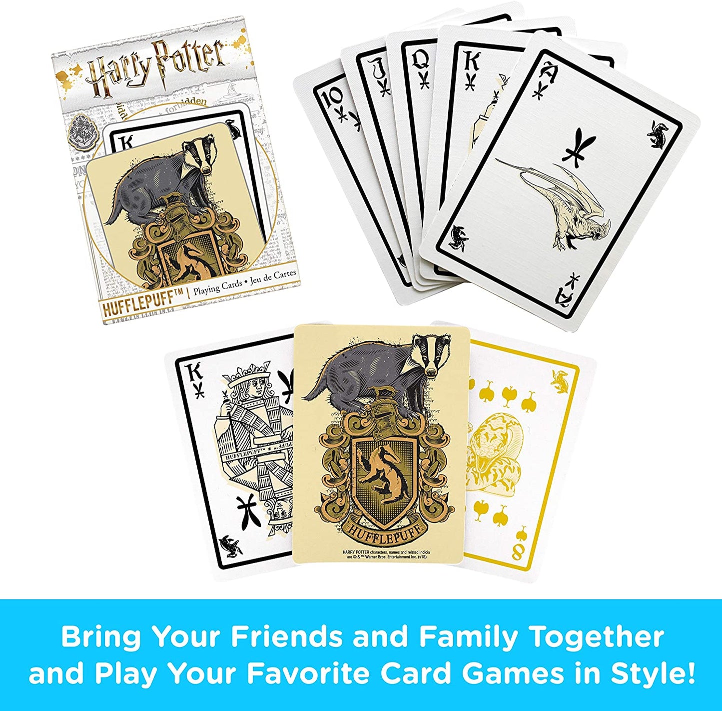 Harry Potter Playing Cards - Hufflepuff