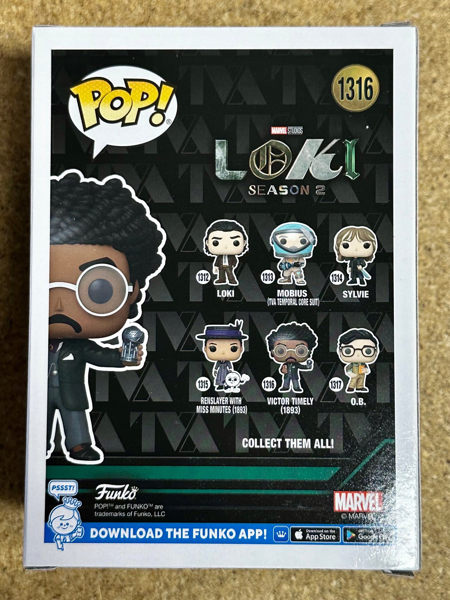 Marvel Funko Pop! - Victor Timely (1893) #1316 Loki Season 2 Disney + 2023