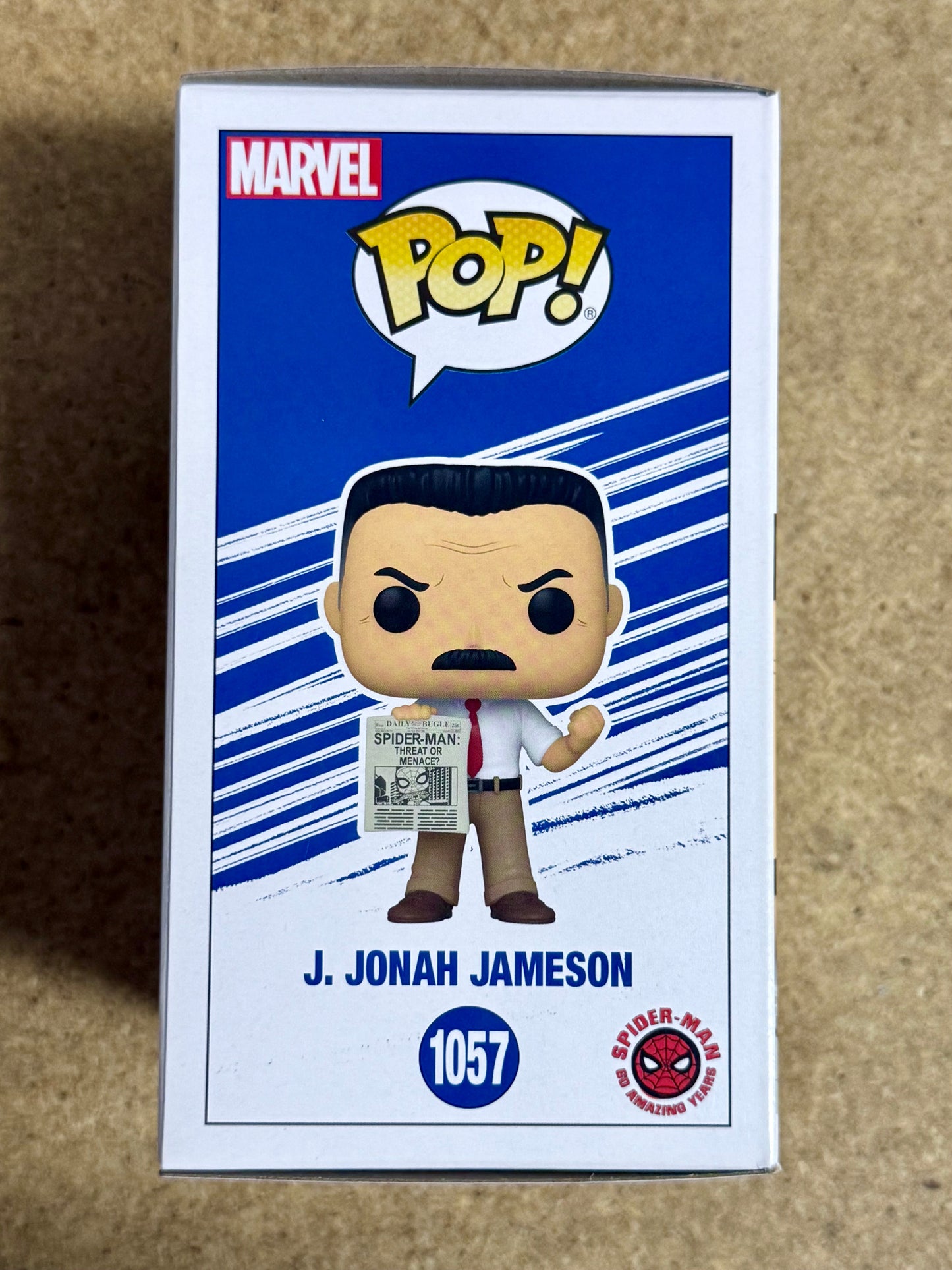 Marvel Funko Pop! - J. Jonah Jameson W/ Newspaper Spider-Man #1057 EE Exclusive