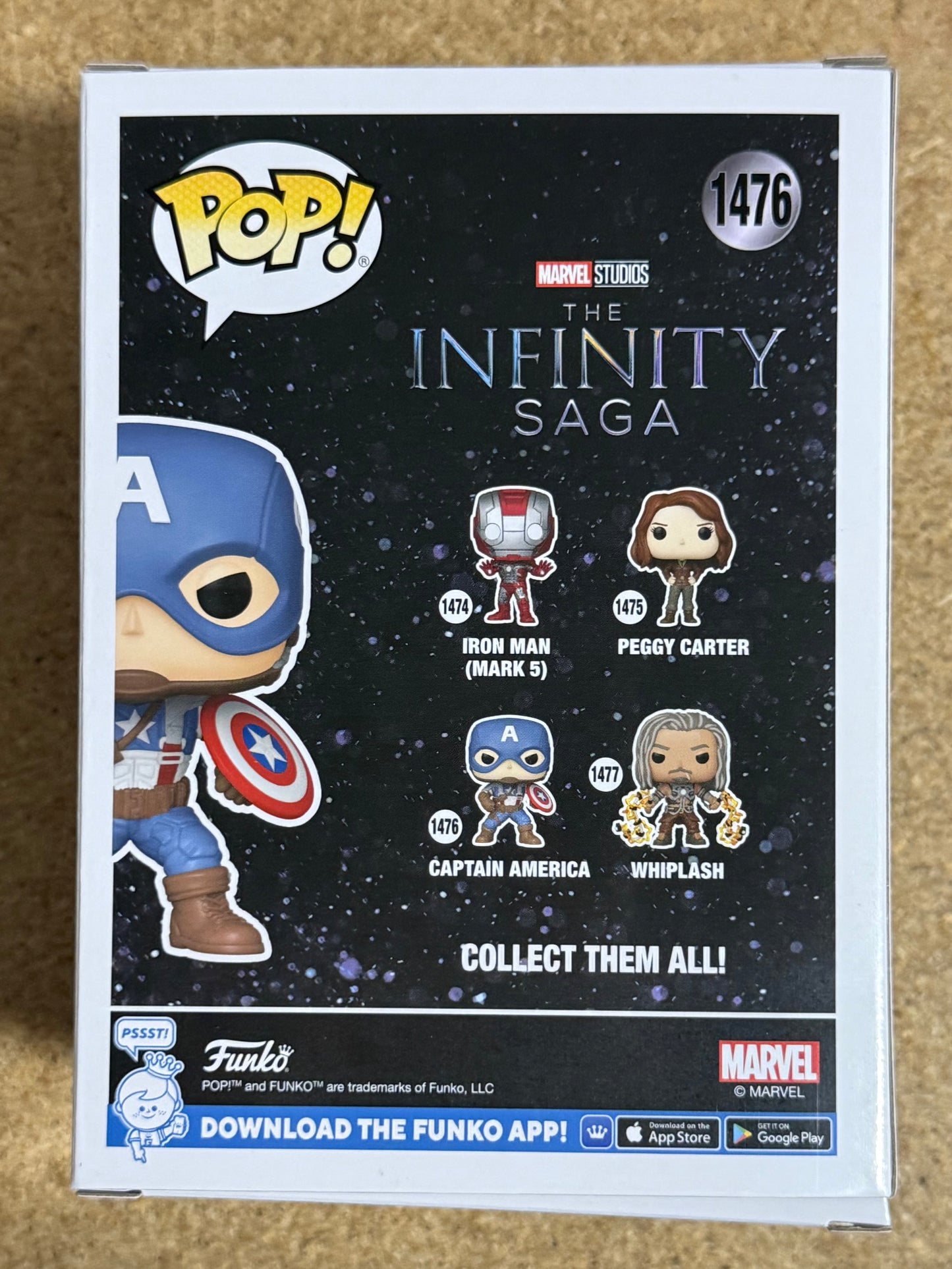Marvel Funko Pop! - Captain America #1476 Marvel MCU Infinity Saga 2024