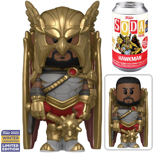 DC Funko Soda - Black Adam (Hawkman) - 2022 Convention Exclusive
