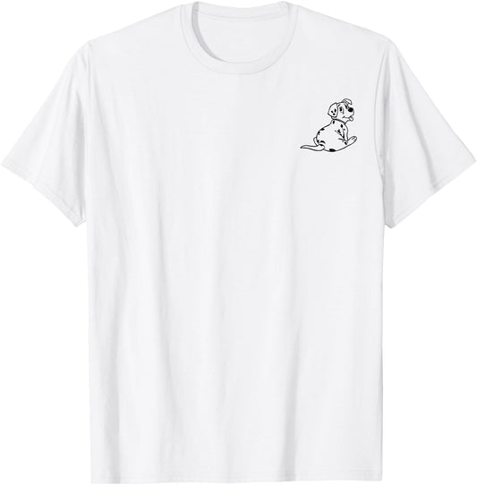 Disney T-Shirt - 101 Dalmatians Rolly Left Chest
