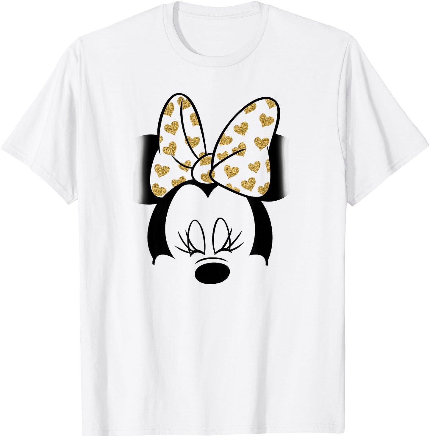 Disney T-Shirt - Minnie Mouse Golden Bow