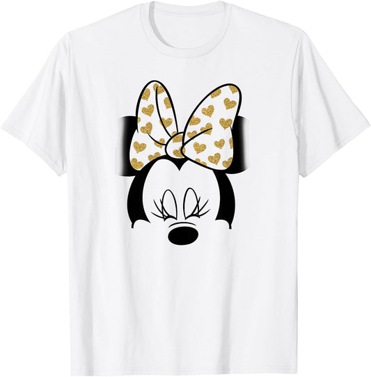 Disney T-Shirt - Minnie Mouse Golden Bow