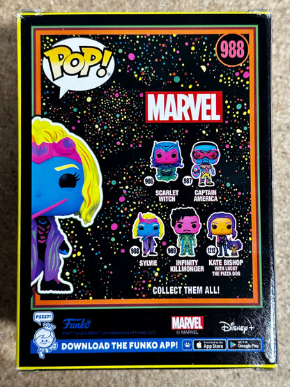 Marvel Funko Pop! - Sylvie #988 Loki Disney + Series 2022 Exclusive Black Light