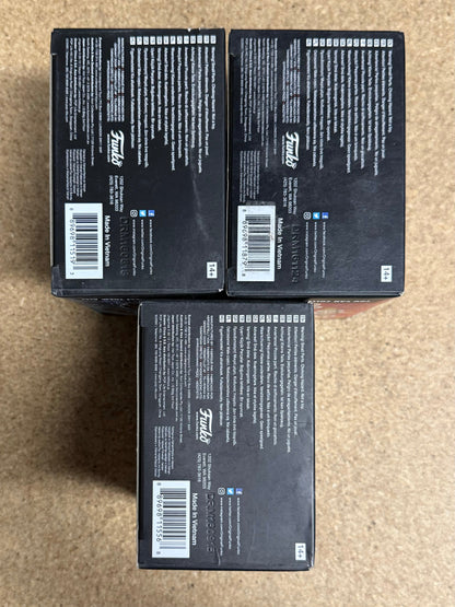 DC Funko Dorbz Set - Arrow Malcolm Merlyn, Robin & Zur-En-arrh Batman Exclusive Lot Of 3