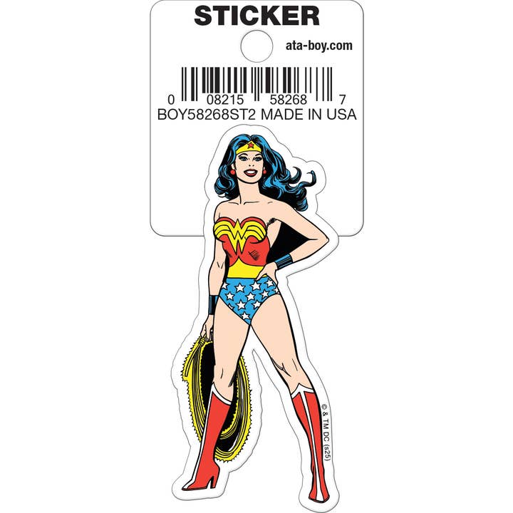DC Wonder Woman Classic Die Cut Vinyl Sticker