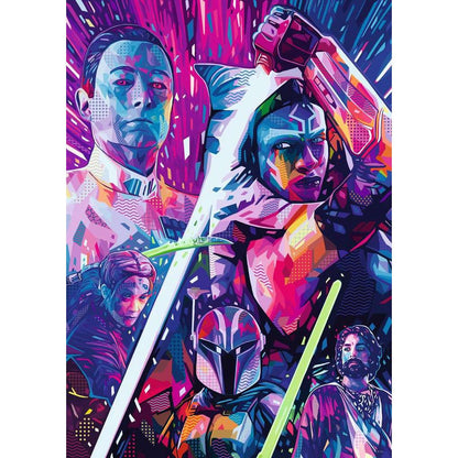 Star Wars Puzzle - Ahsoka "Star Wars Hyperspace" 500 Piece Jigsaw Puzzle Ravensburger