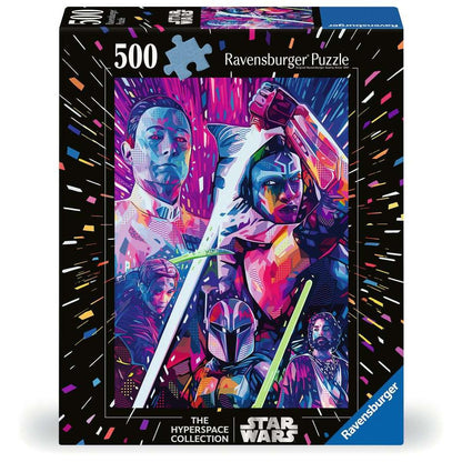 Star Wars Puzzle - Ahsoka "Star Wars Hyperspace" 500 Piece Jigsaw Puzzle Ravensburger