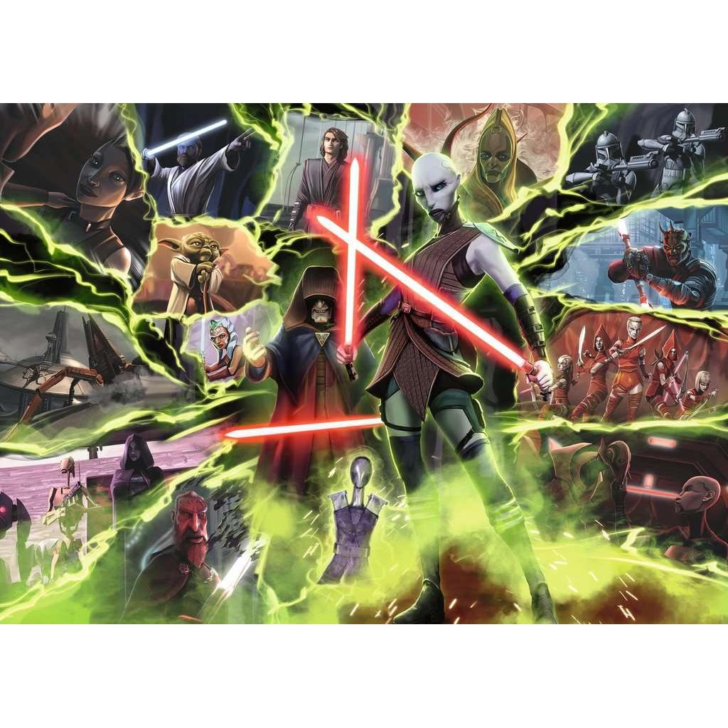 Star Wars Puzzle - Asajj Ventress "Star Wars Villainous" 1000 Piece Jigsaw Puzzle Ravensburger