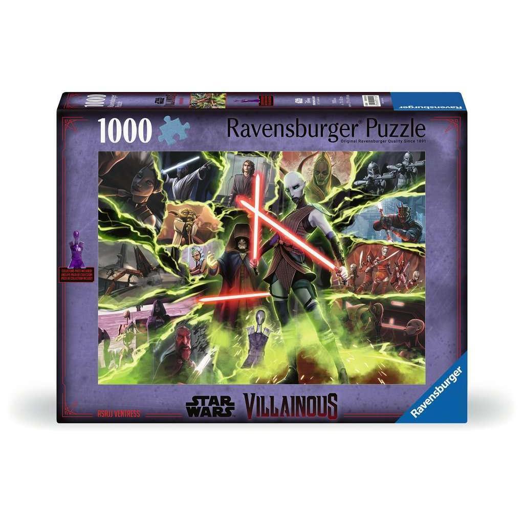 Star Wars Puzzle - Asajj Ventress "Star Wars Villainous" 1000 Piece Jigsaw Puzzle Ravensburger