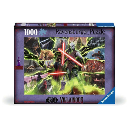 Star Wars Puzzle - Asajj Ventress "Star Wars Villainous" 1000 Piece Jigsaw Puzzle Ravensburger