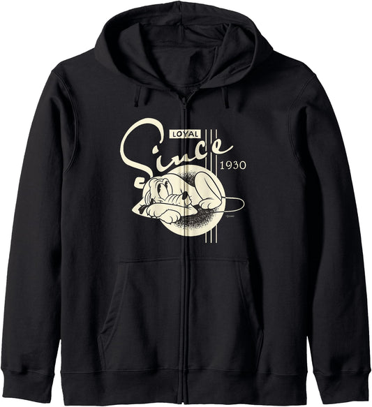 Disney Hoodie - Pluto Loyal Since 1930 Retro Vintage D100
