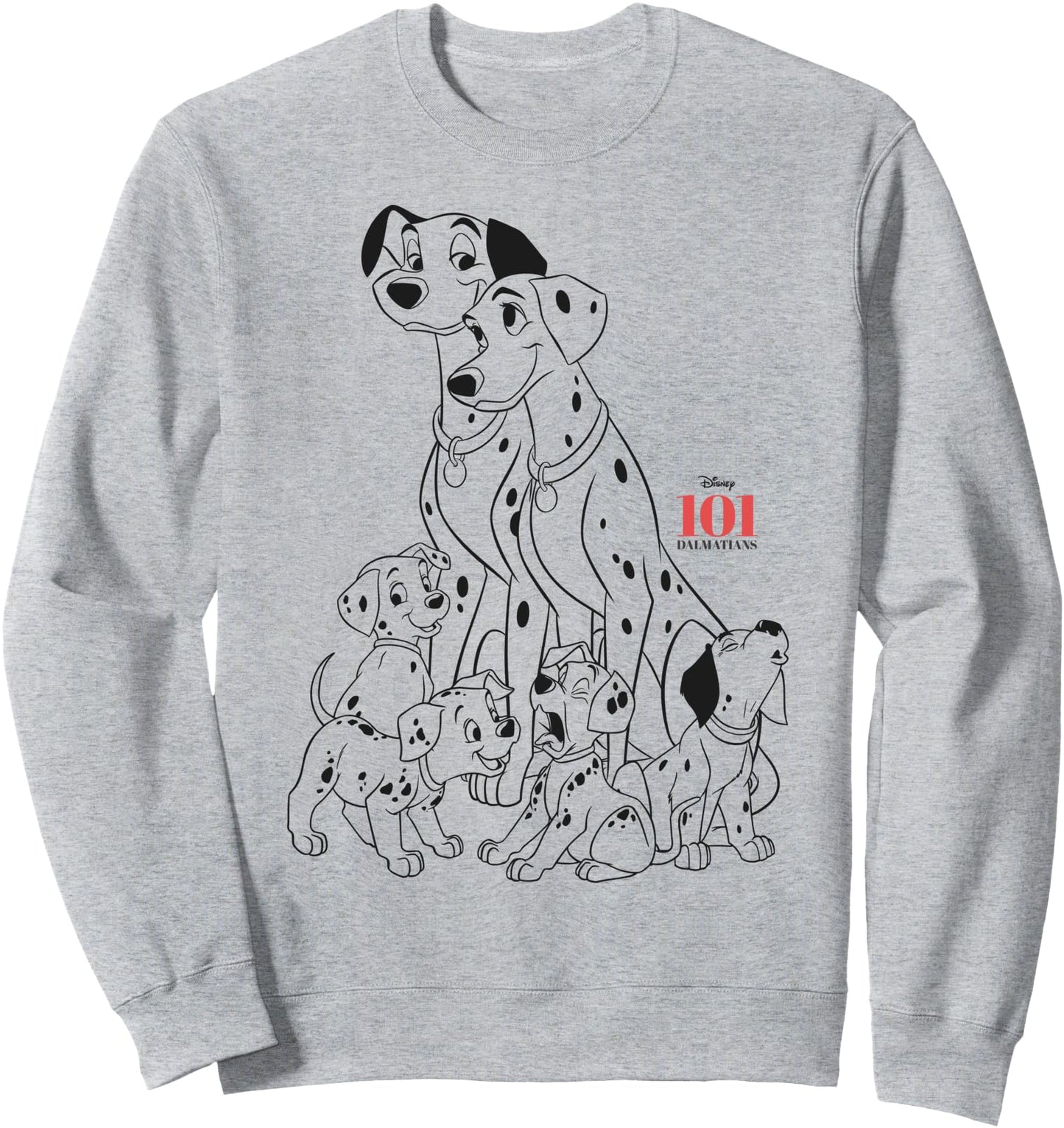 Disney Sweatshirt - 101 Dalmatians Family Group Shot