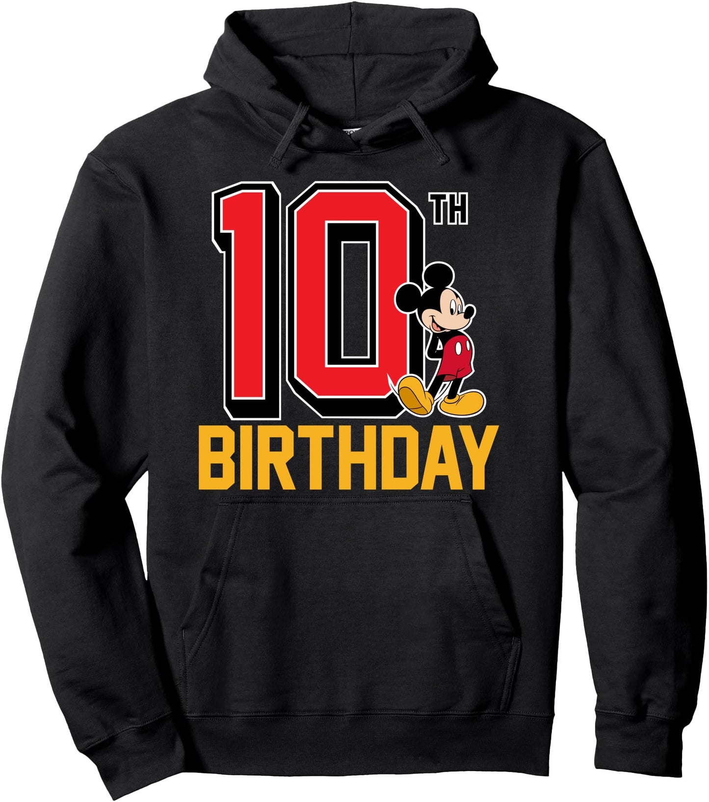 Disney Hoodie - Mickey Mouse 10th Birthday Hoodie Pullover