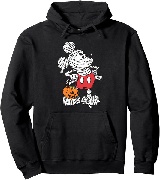 Disney Hoodie - Retro Mickey Mouse Mummy Halloween Pullover