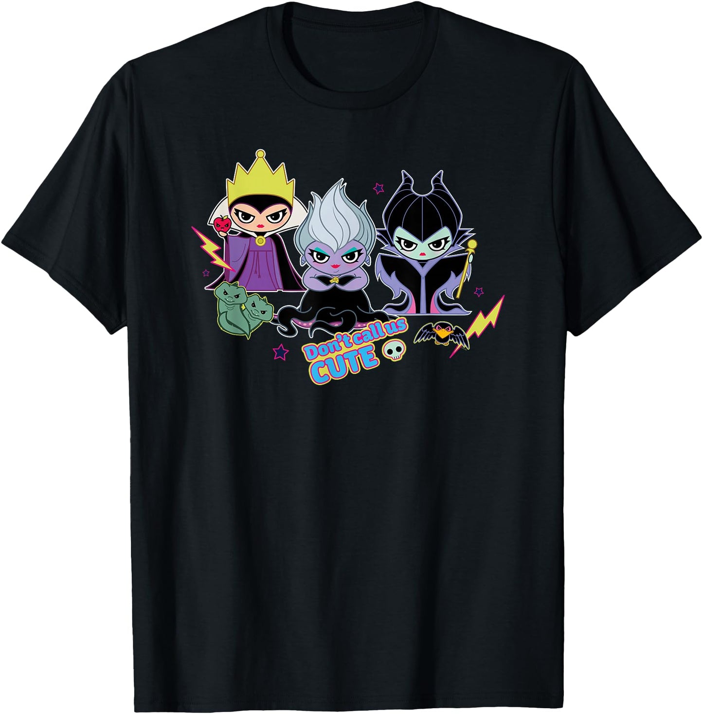 Disney Villains T-Shirt - Chibi Don't Call Us Cute