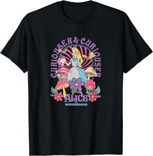 Disney T-Shirt - Alice In Wonderland Colorful Garden
