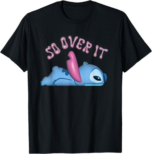 Disney T-Shirt - Lilo & Stitch Bubble Pop So Over It Stitch