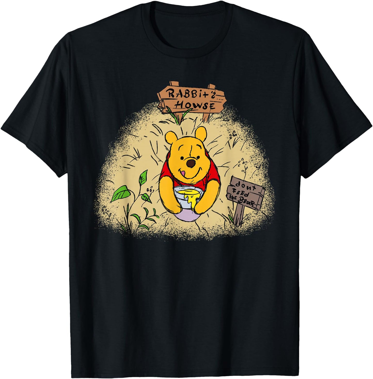 Disney T-Shirt - Winnie the Pooh Rabbit's House Don't Feed the Bear