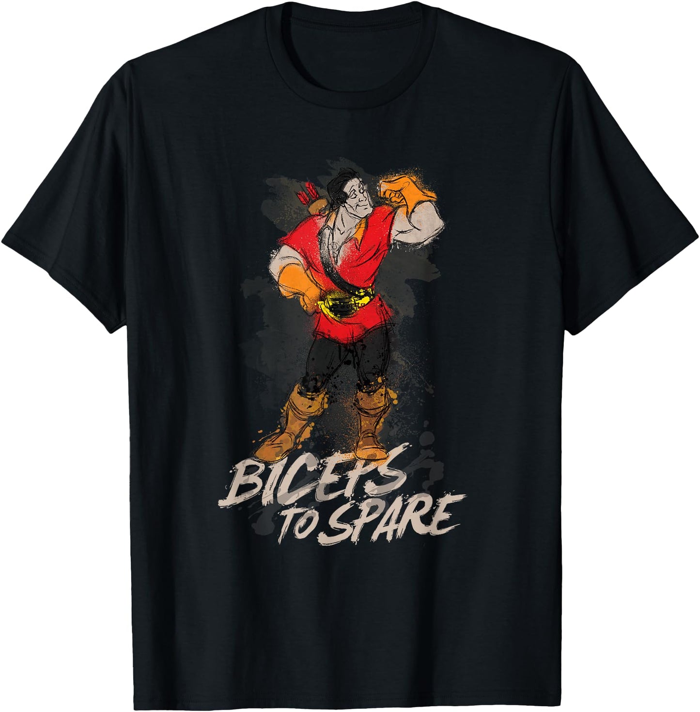 Disney T-Shirt - Beauty and the Beast Gaston Biceps to Spare