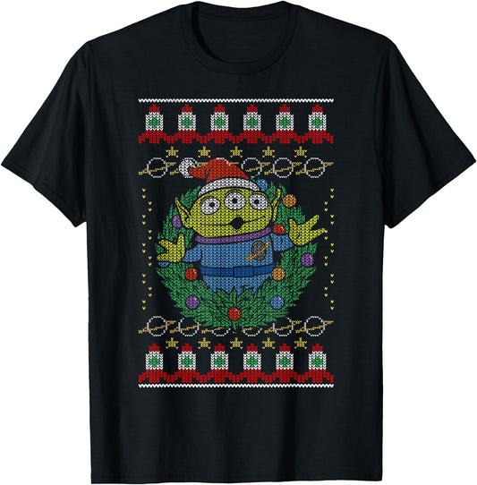 Disney T-Shirt - Toy Story Alien Greetings Ugly Christmas
