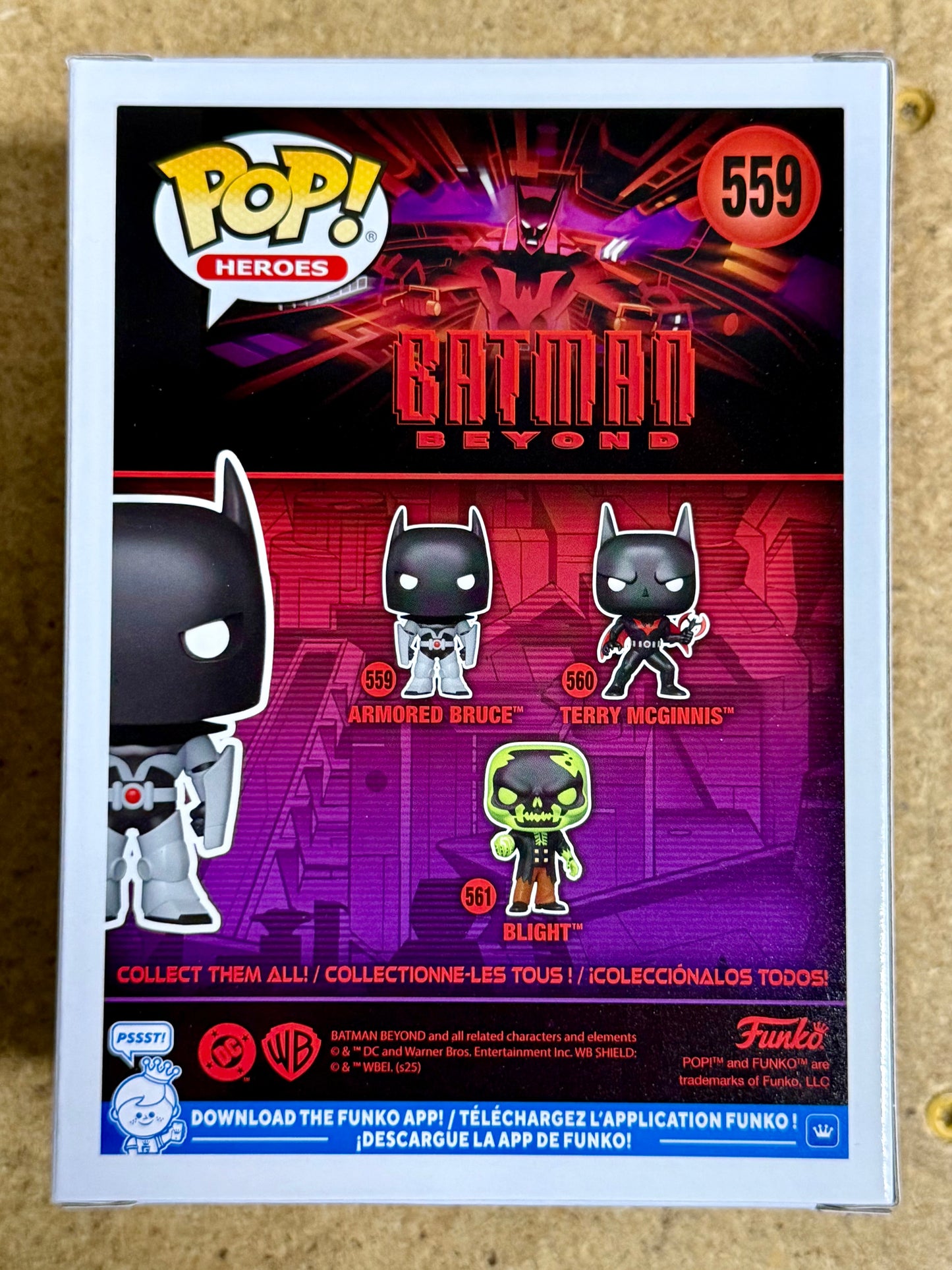 DC Funko Pop! - Armored Bruce Wayne #559 Batman Beyond 2025