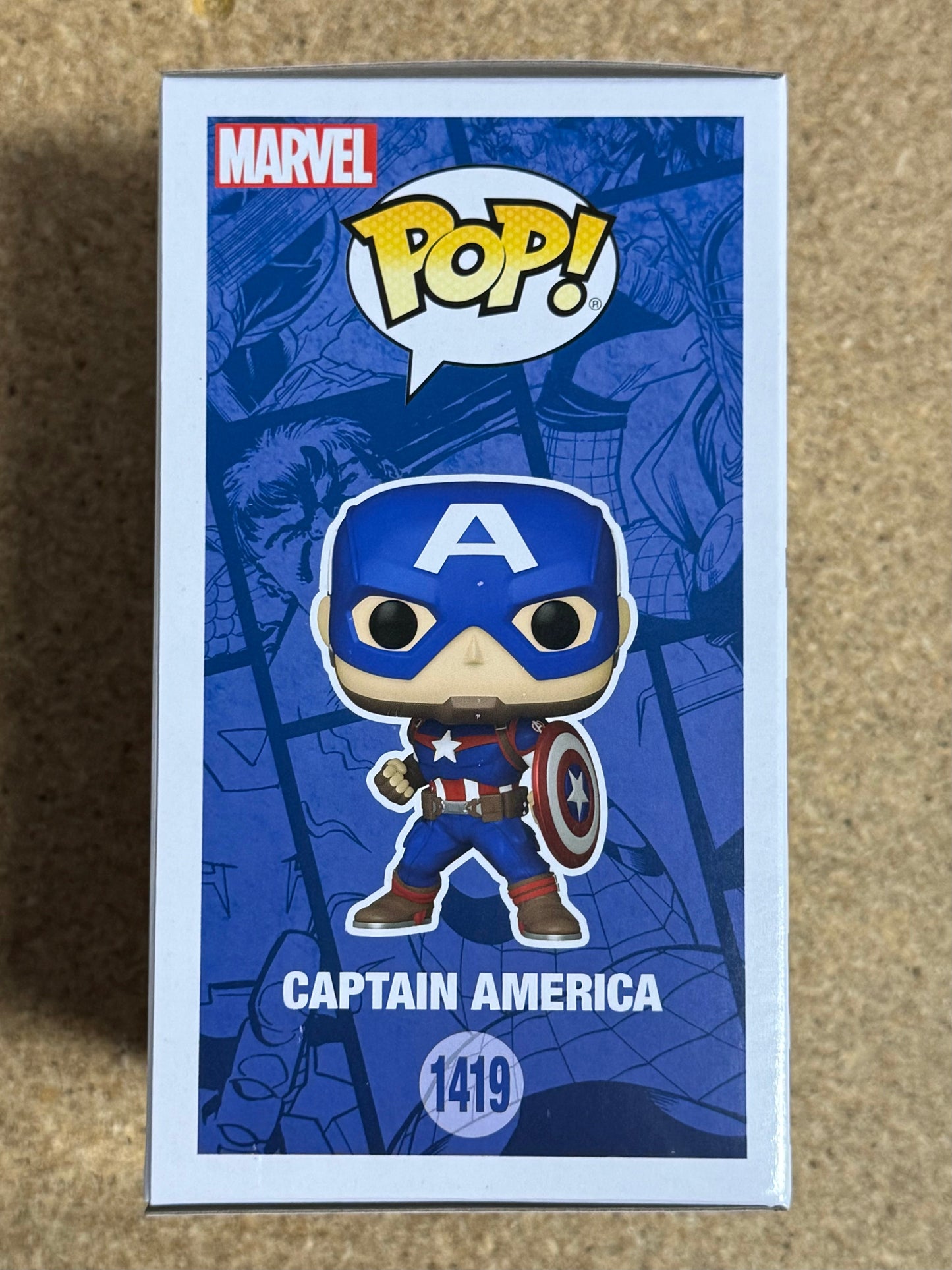 Marvel Funko Pop! - Captain America #1419 Marvel Comics New Classics 2024
