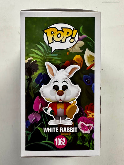 Disney Funko Pop! - Flocked White Rabbit #1062 Alice In Wonderland 2021 Exclusive