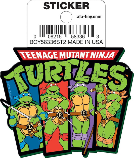 TMNT Logo Team Die Cut Vinyl Sticker